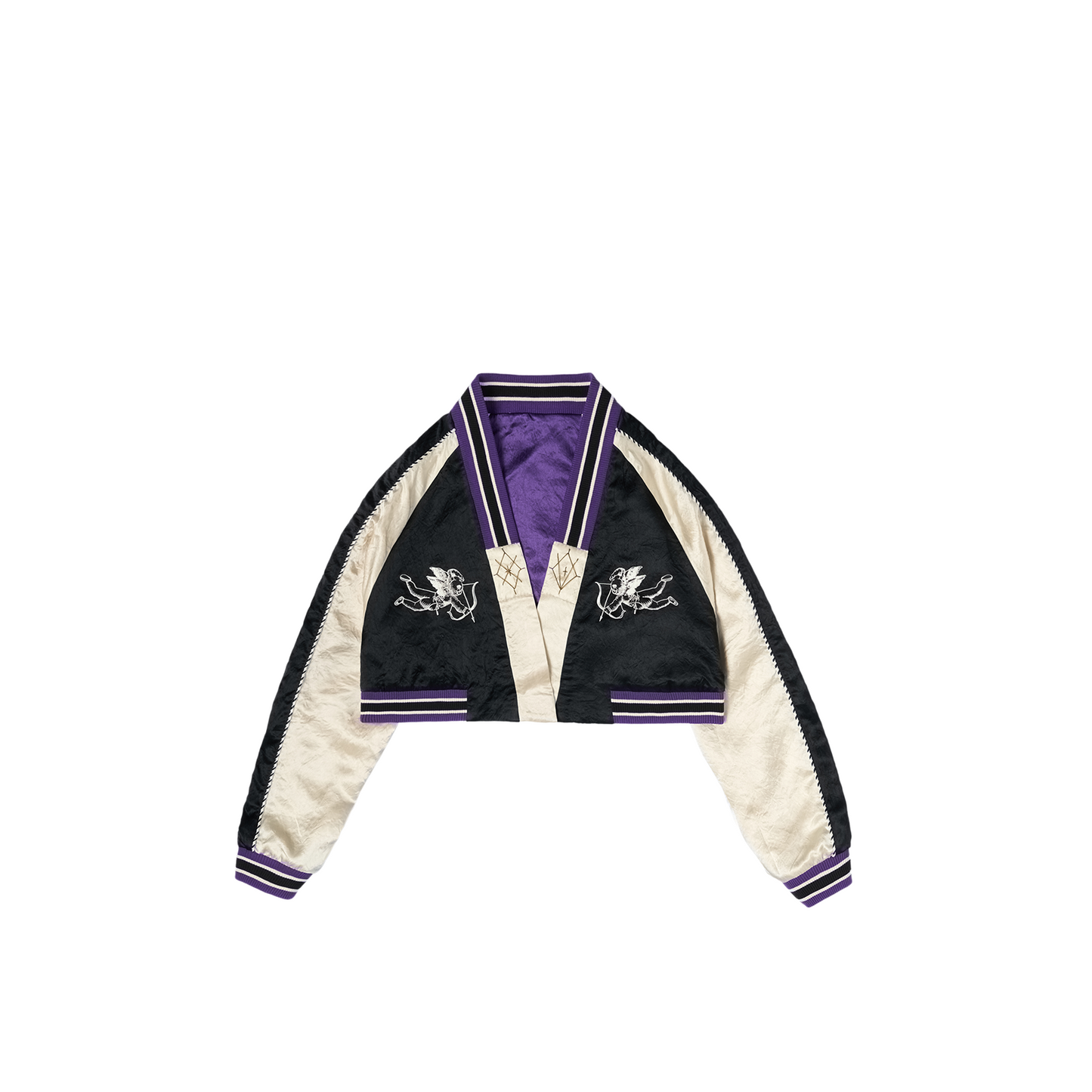 XVESSEL Embroidered Jacket Black