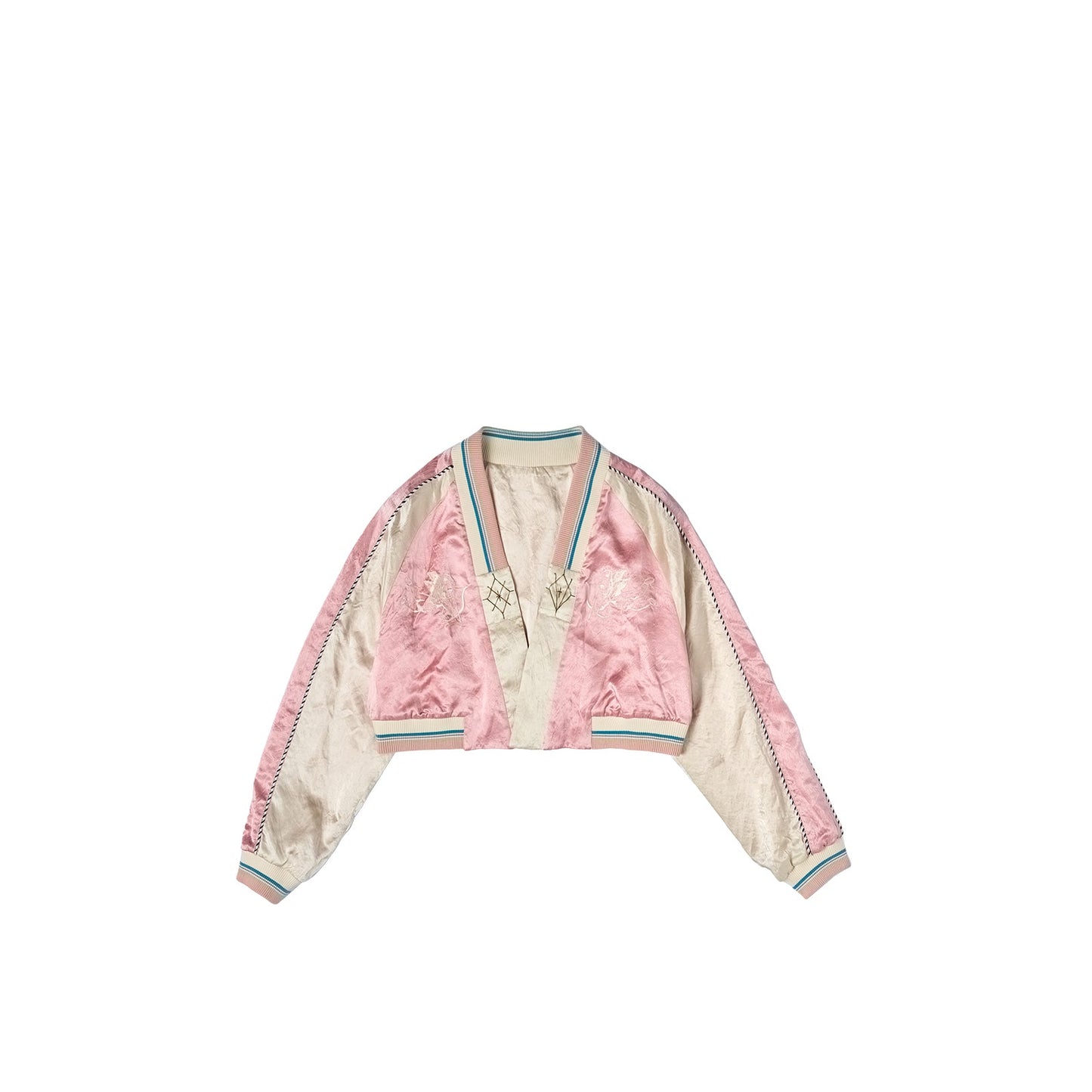 XVESSEL Embroidered Jacket Pink