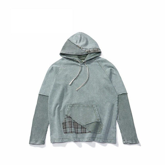 Waffle Plaid Hoodie