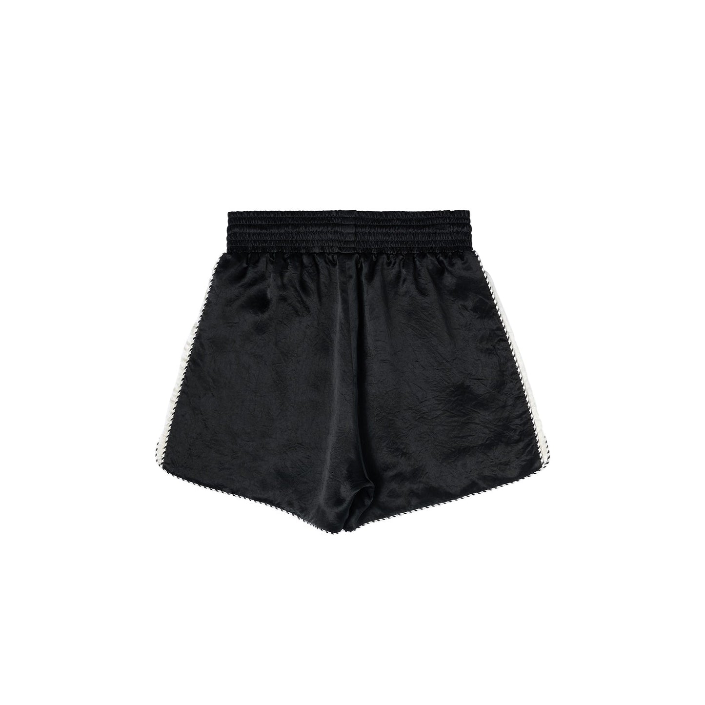 xVESSEL Embroidered Shorts Balck