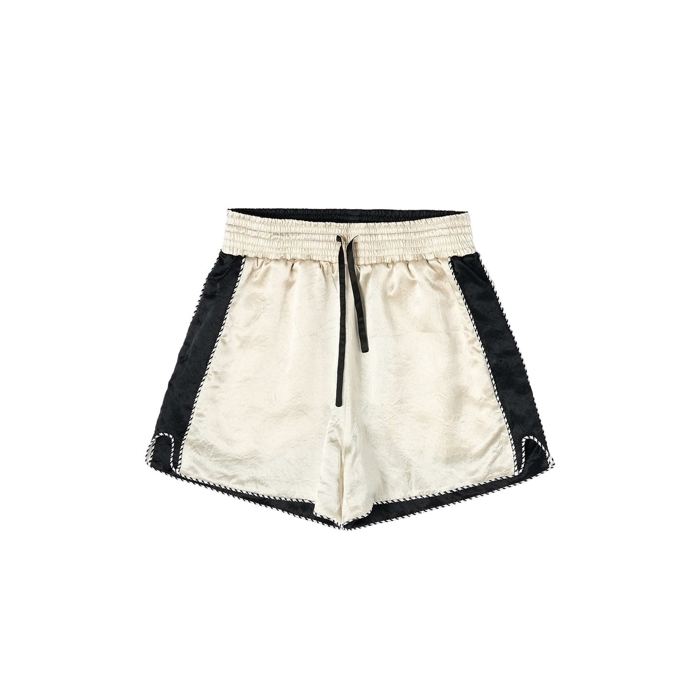 xVESSEL Embroidered Shorts Balck