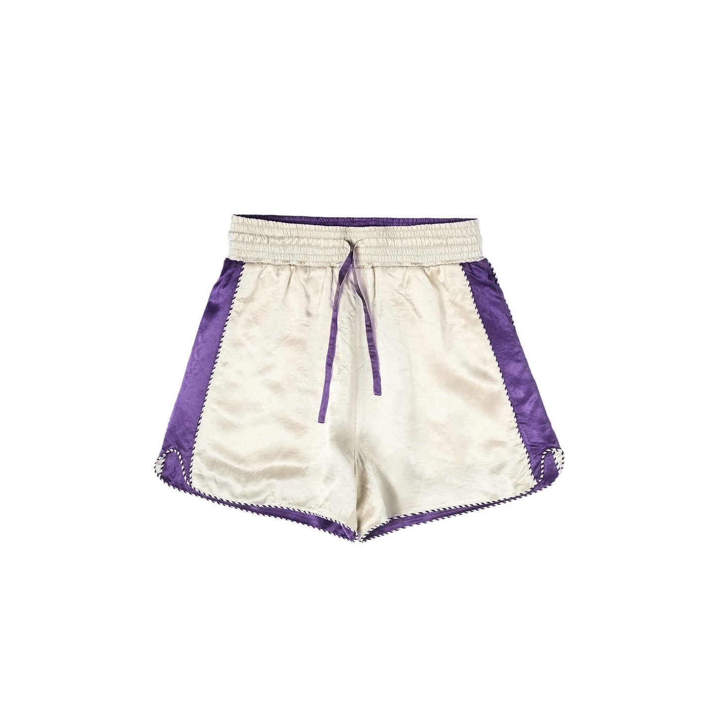 xVESSEL Embroidered Shorts Purple