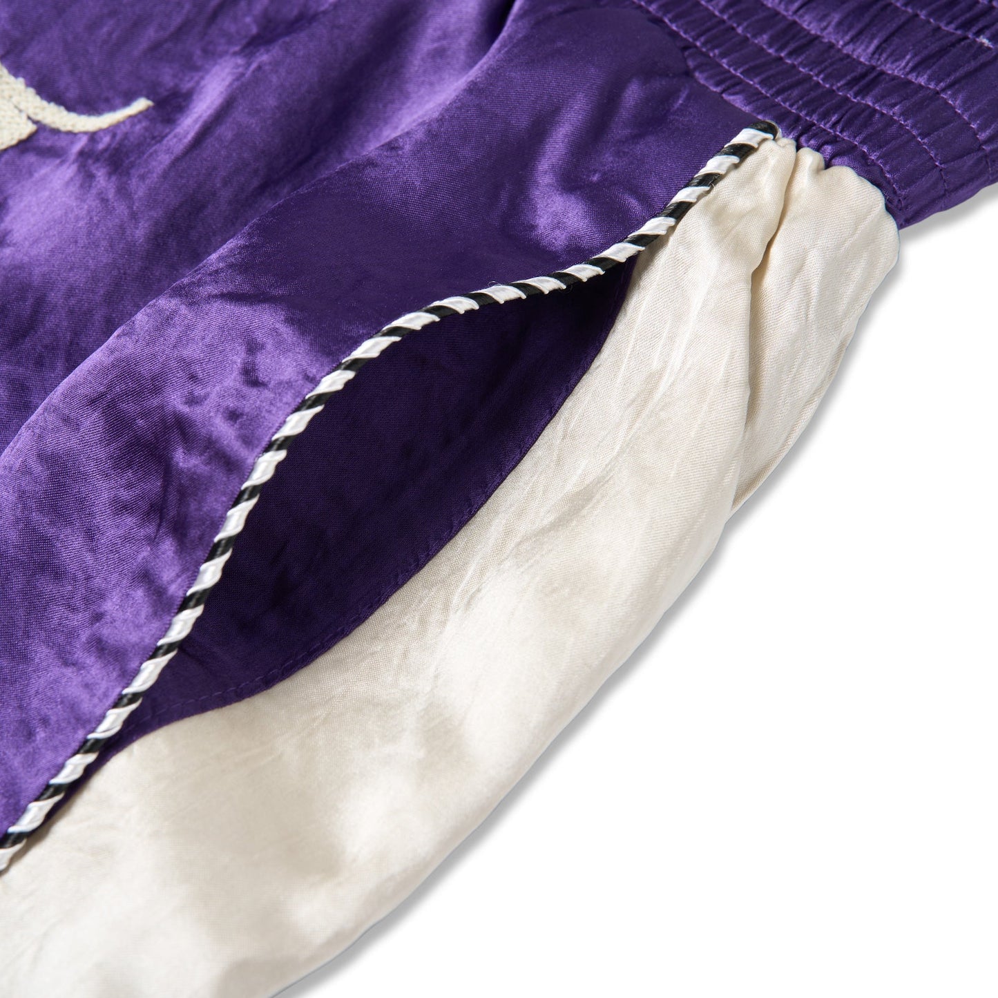 xVESSEL Embroidered Shorts Purple