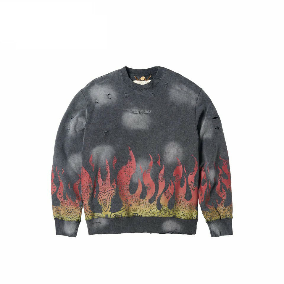 PBP Flaming Paisley Sweater