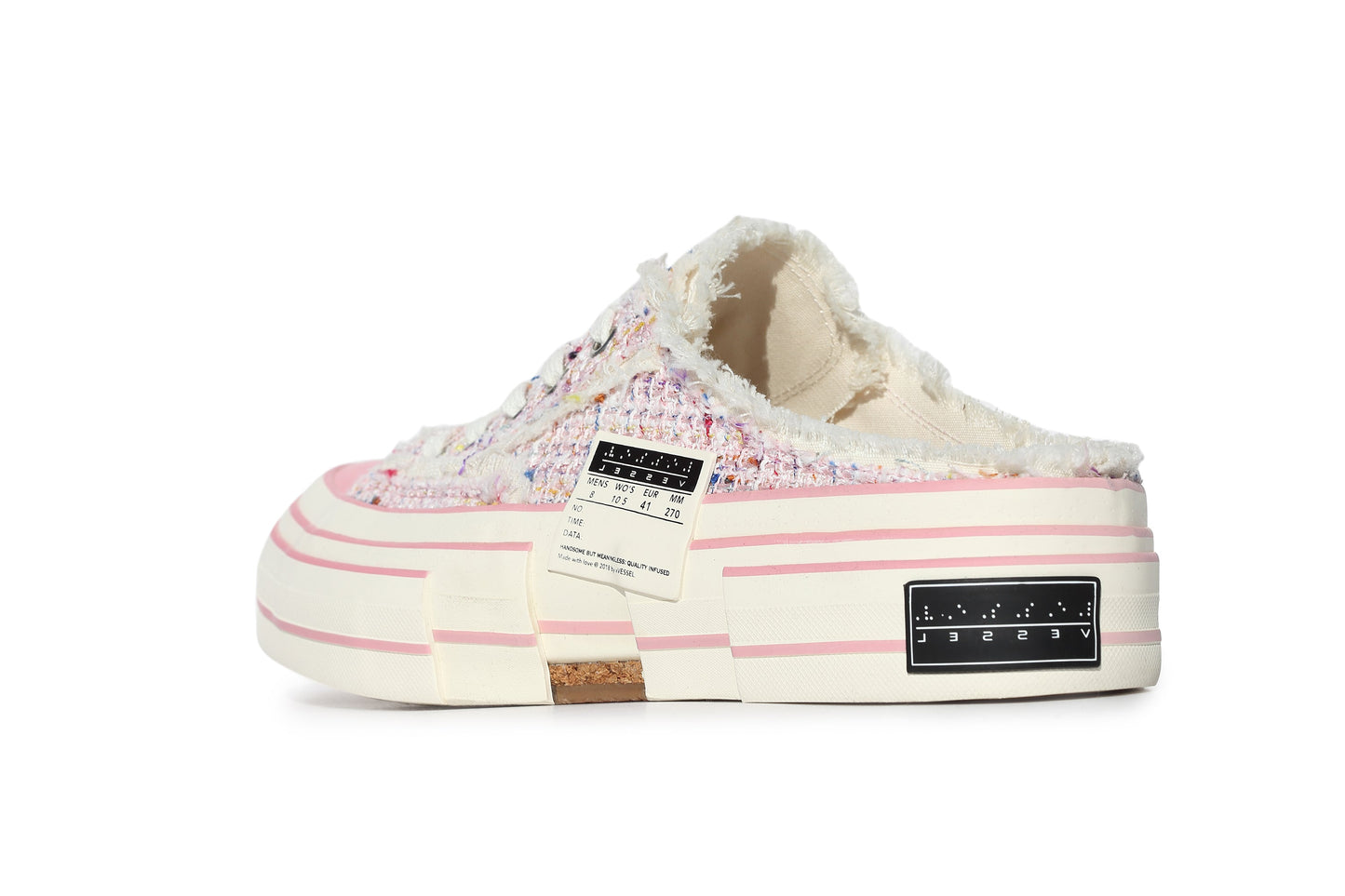 G.O.P. Slip On Pink Tweed