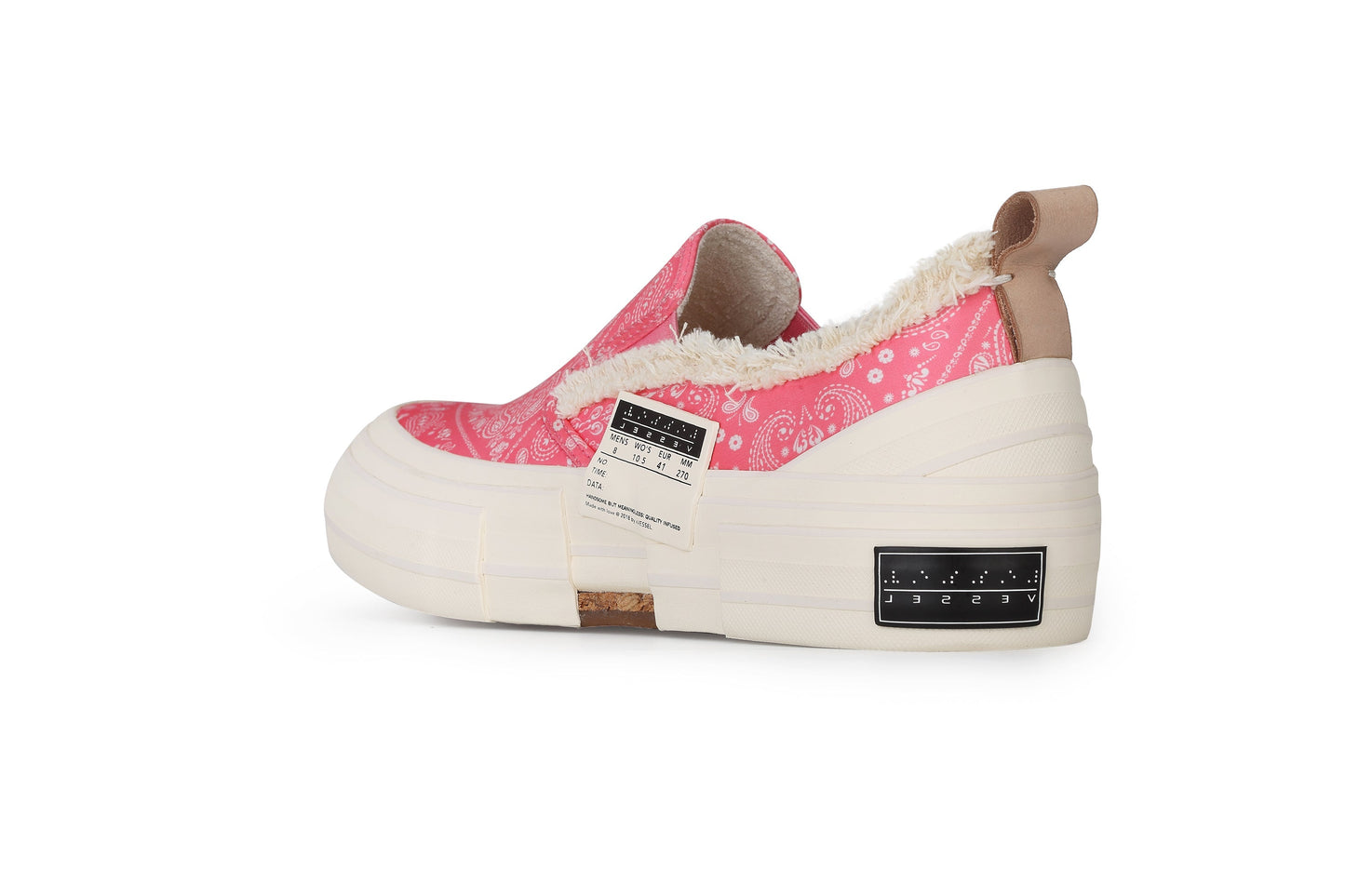 G.O.P. Paisley pink slip on