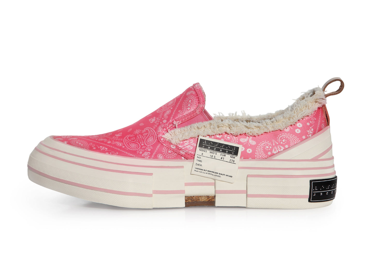 G.O.P. Paisley pink slip on