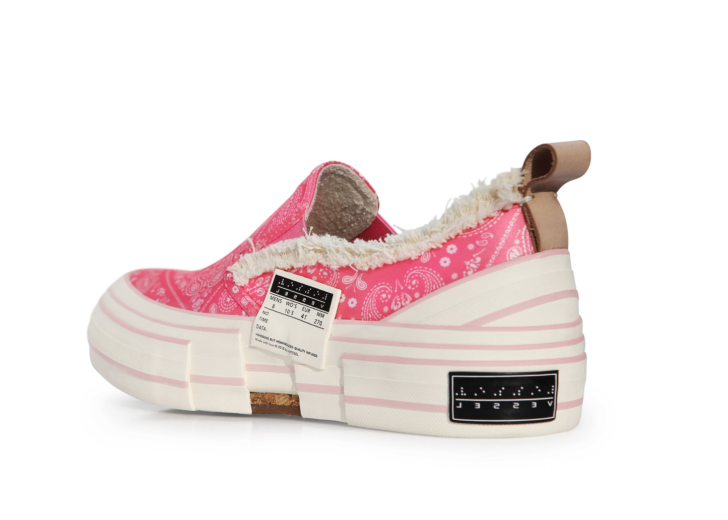 G.O.P. Paisley pink slip on