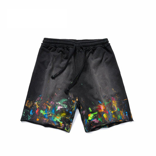 Paint Splatter Shorts